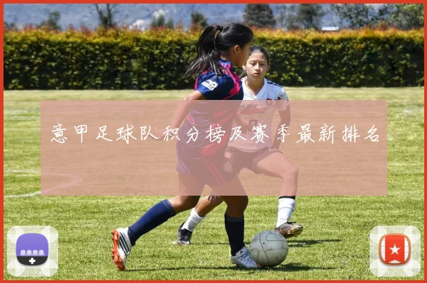 意甲足球队积分榜及赛季最新排名